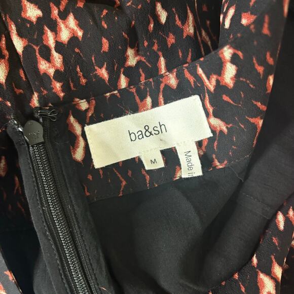 Ba&sh Pearl Ruched Mini Skirt Noir Size M - Picture 7 of 7